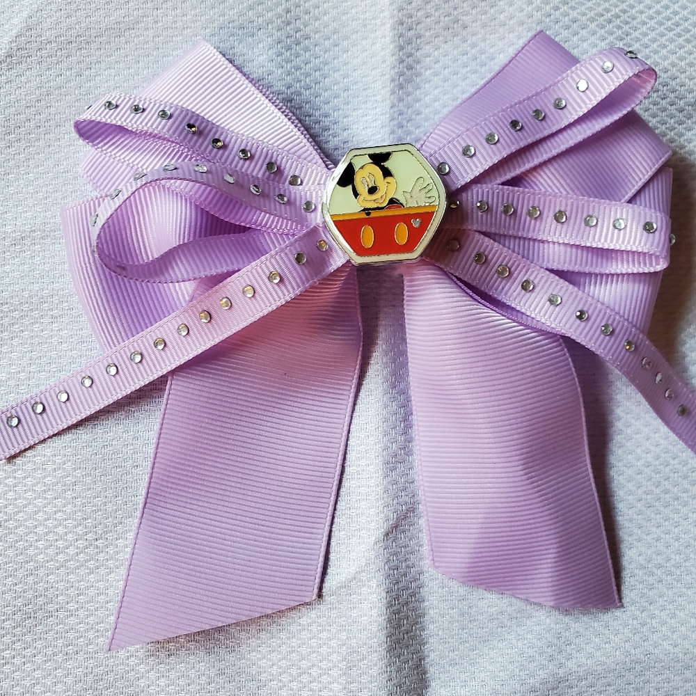 Mickey Mouse Hair Clip Bow